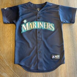 Majestic Boys Large Navy Seattle Mariners MLB Apparel